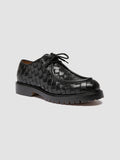BOSS 015 - Black Leather Derby Shoes