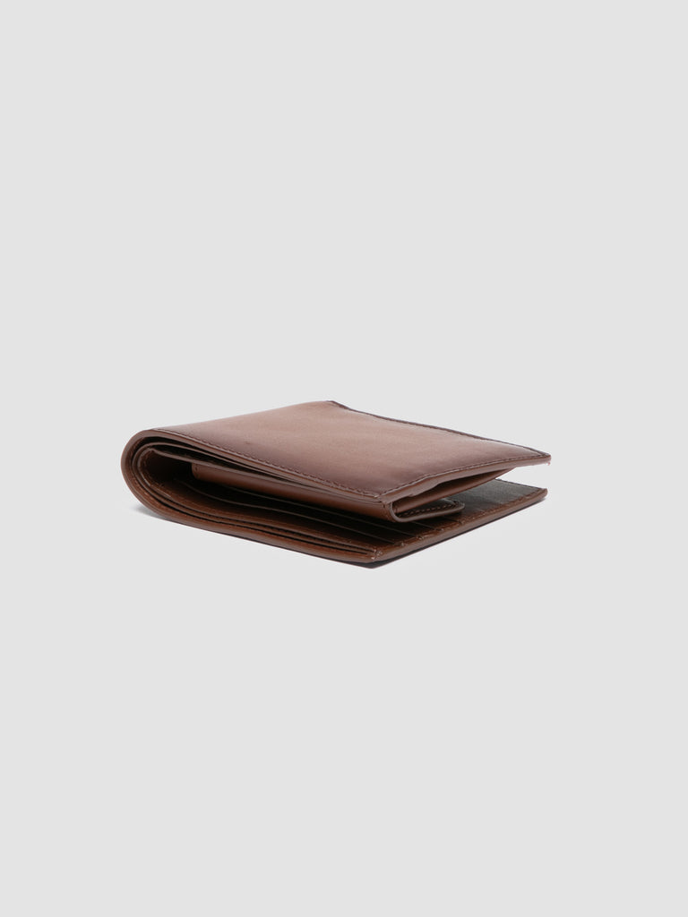 BOUDIN 02 - Brown Leather Bifold Wallet Officine Creative - 3
