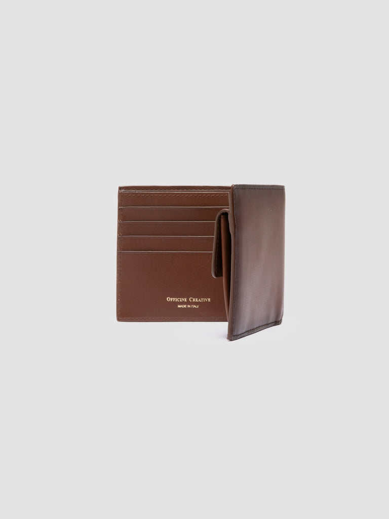 BOUDIN 02 - Brown Leather Bifold Wallet Officine Creative - 4