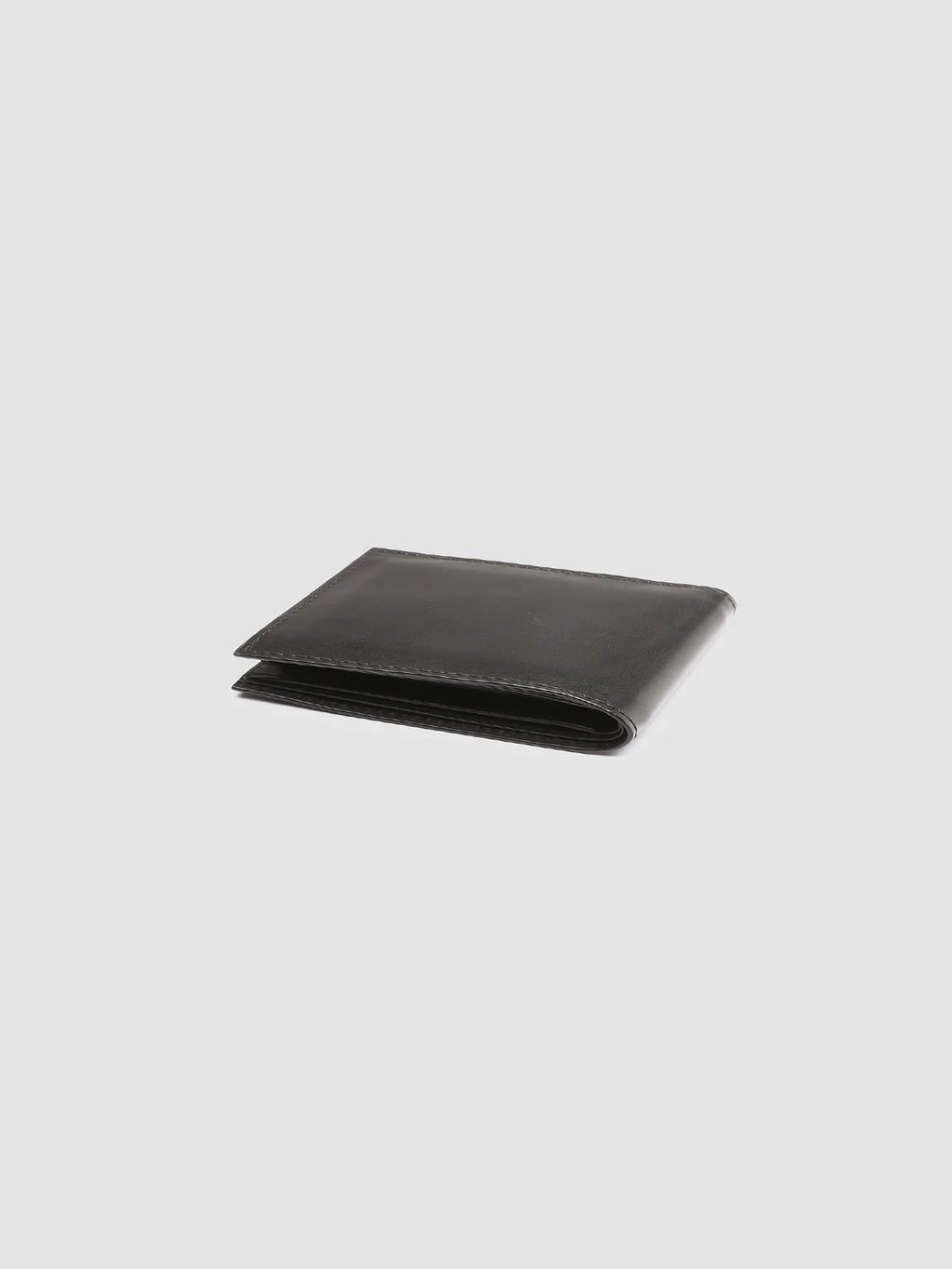 BOUDIN 02 - Black Leather Bifold Wallet Officine Creative - 2