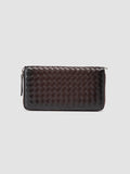 BOUDIN 126 - Brown Leather Woven Wallets Officine Creative - 2