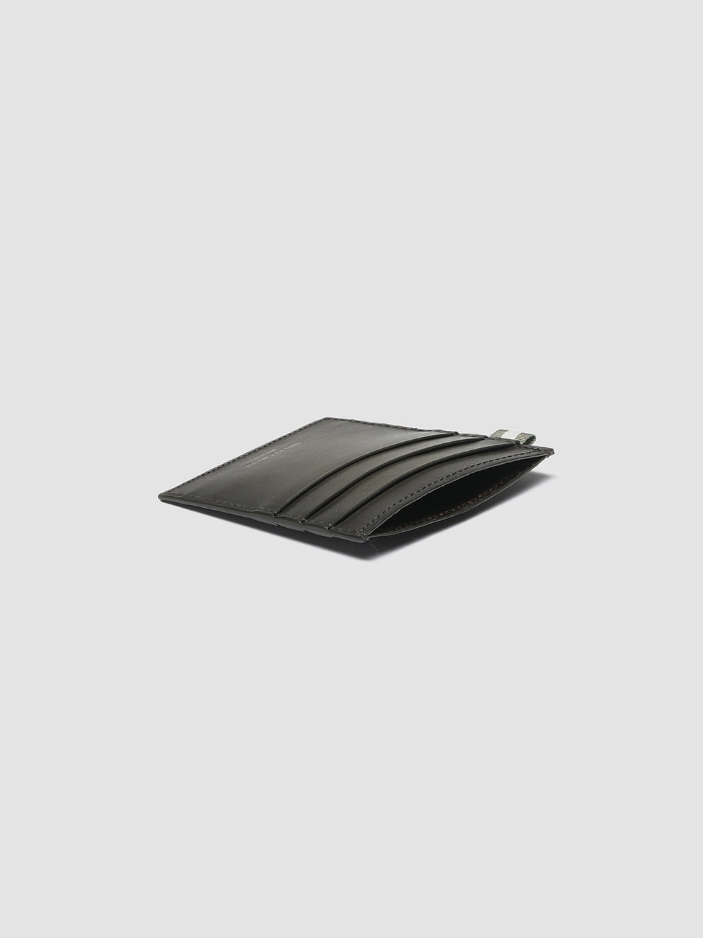 BOUDIN 22 - Green Leather card holder