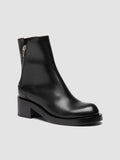 BRETT 003 - Black Leather Zipped Boots Women Officine Creative - 3