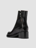 BRETT 003 - Black Leather Zipped Boots Women Officine Creative - 4