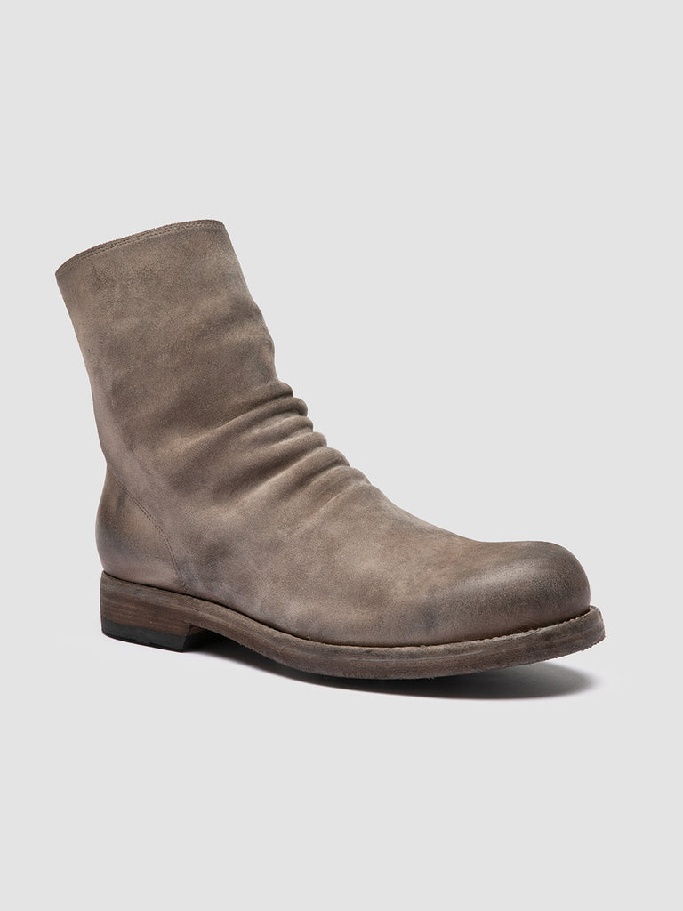 BULLA DD 103 - Grey Suede Zipped Boots