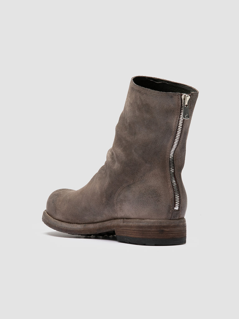BULLA DD 103 - Grey Suede Zipped Boots