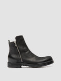 BULLA DD 105 - Black Leather Zipped Boots