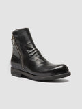 BULLA DD 105 - Black Leather Zipped Boots