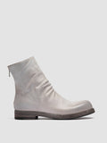 BULLA DD 303 - Grey Leather Zipped Boots Women Officine Creative - 1