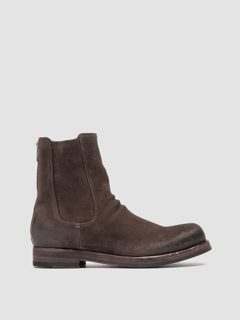 BULLA DD 304 - Taupe Suede Zipped Boots