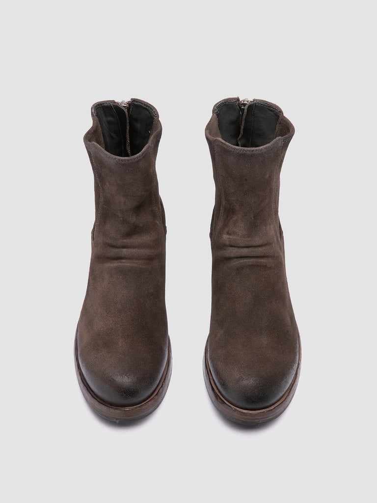 BULLA DD 304 - Taupe Suede Zipped Boots