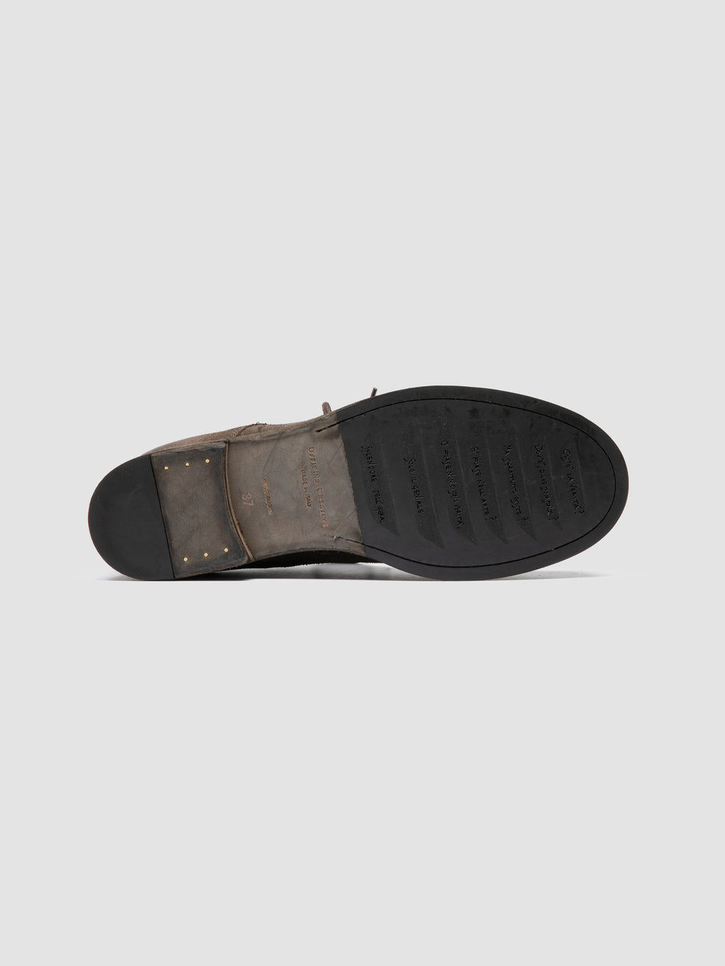 BULLA DD 311 - Green Suede Derby Shoes Officine Creative - 5