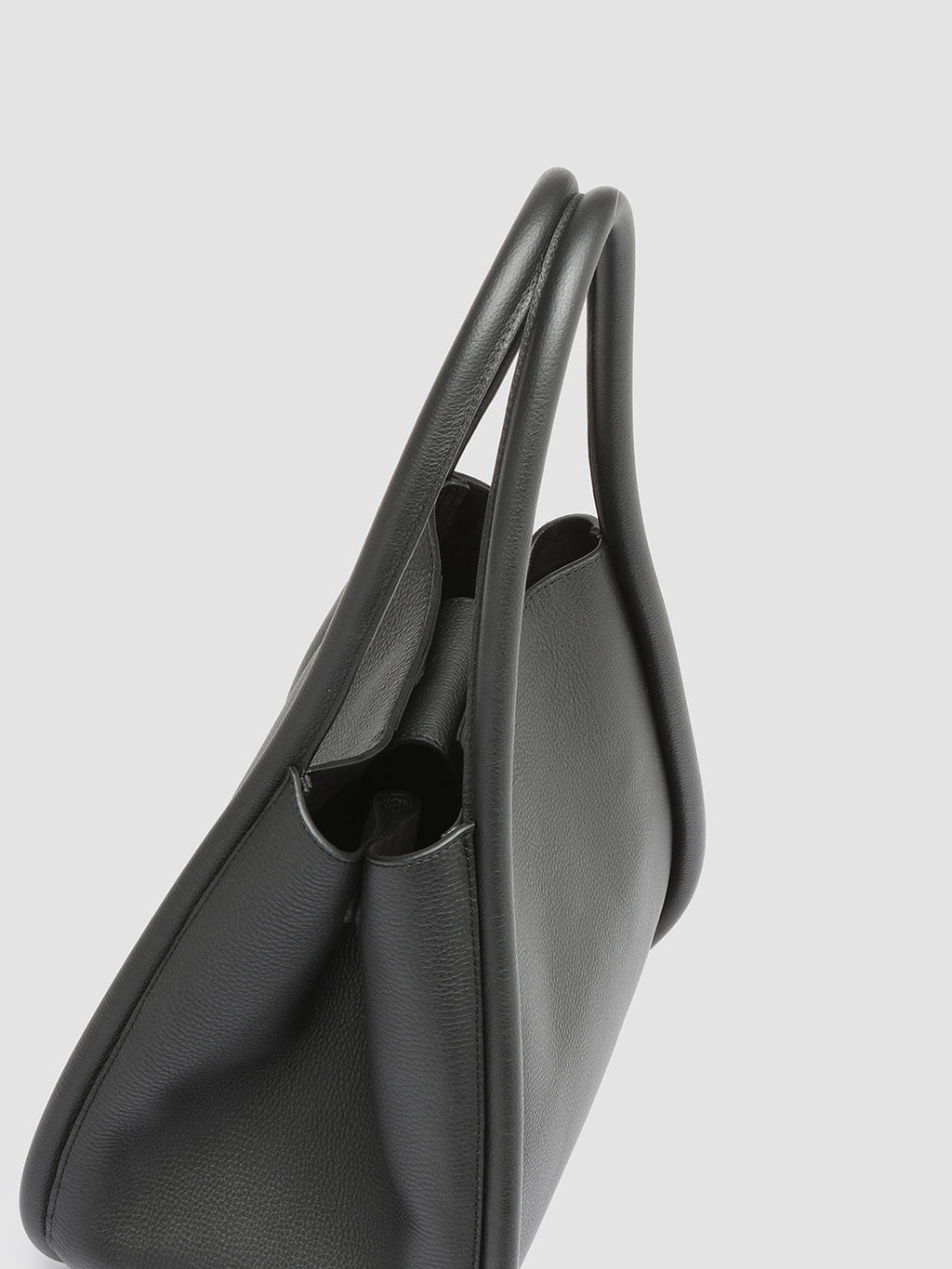 CABALA 002 - Black Leather Shoulder Bag