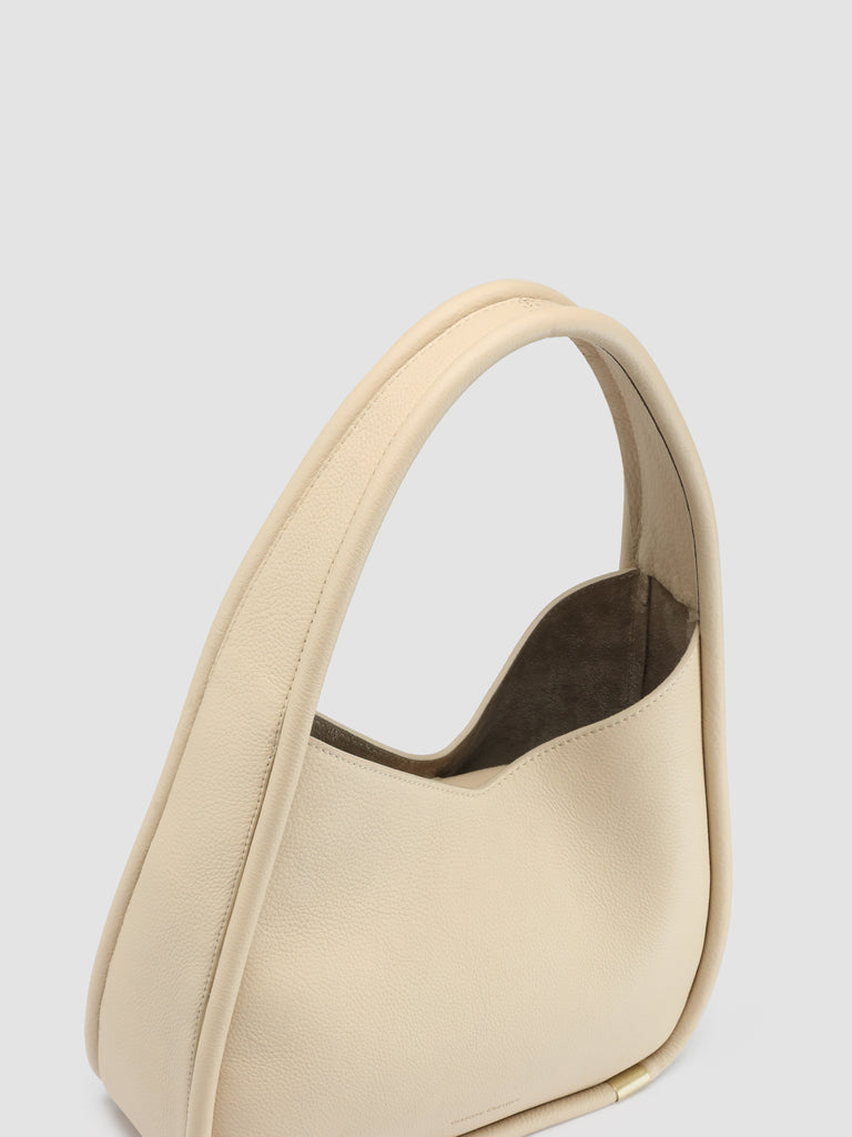 CABALA 006 - Ivory Leather Handle Bag