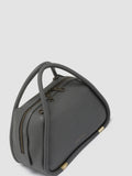 CABALA 008 - Grey Leather Handle Bag