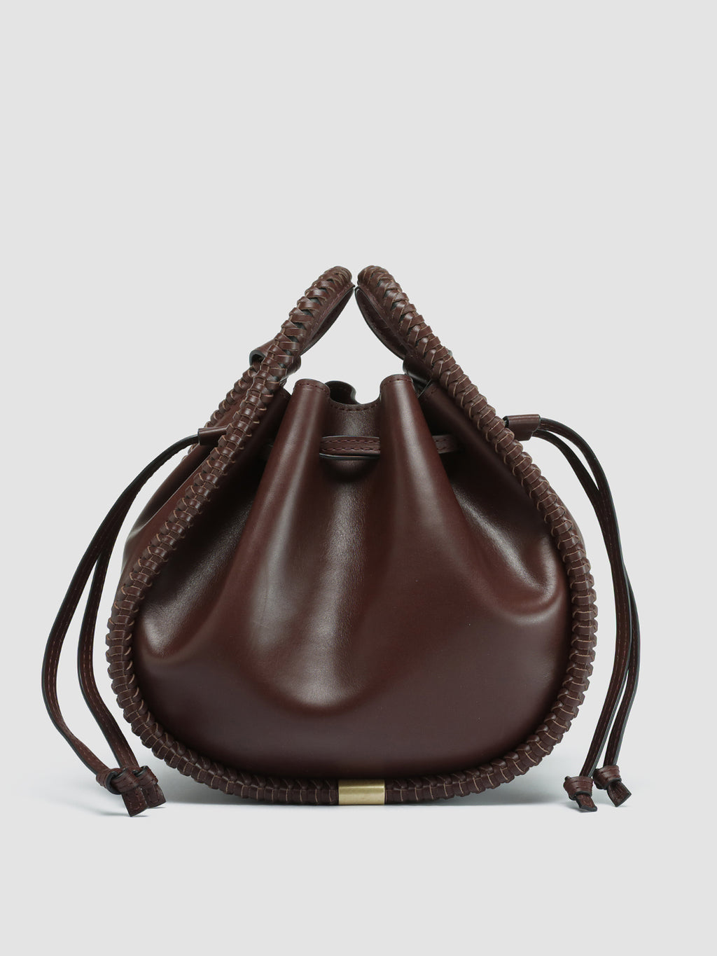 CABALA 104 - Brown Leather Handle Bag