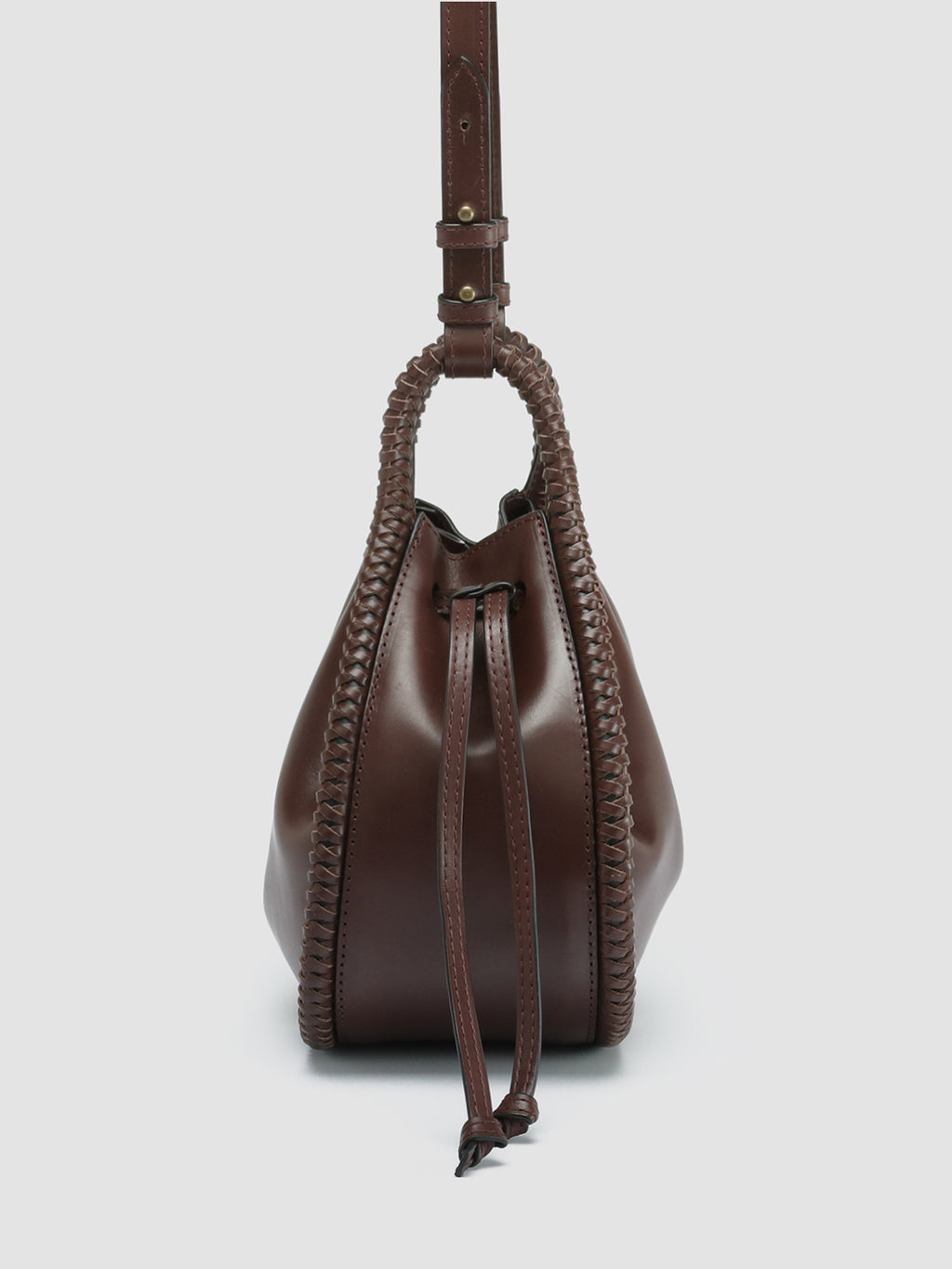 CABALA 104 - Brown Leather Handle Bag