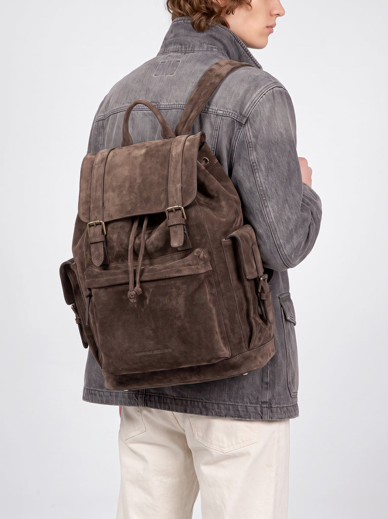 BOSTONIAN 003 - Brown Suede Backpack