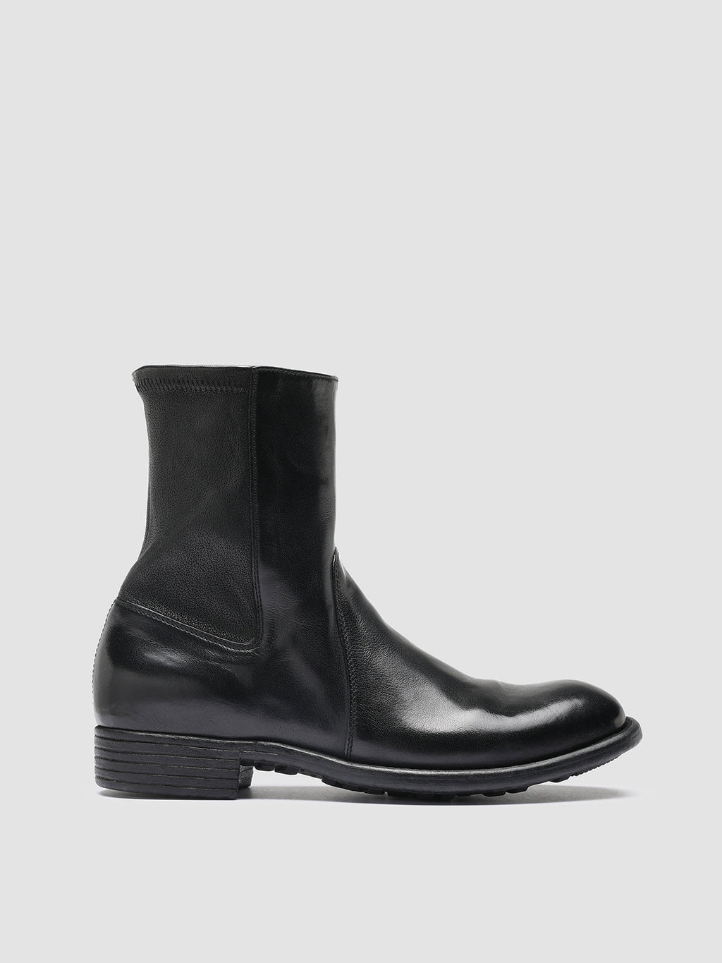 CALIXTE 030 - Black Leather Boots