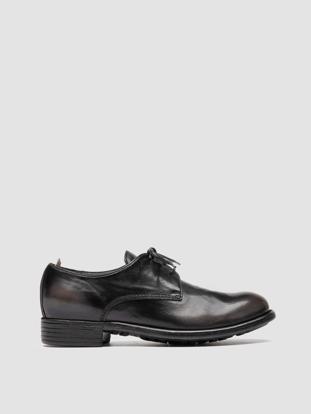 CALIXTE 068 - Burgundy Leather Derby Shoes