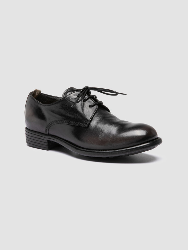CALIXTE 068 - Burgundy Leather Derby Shoes