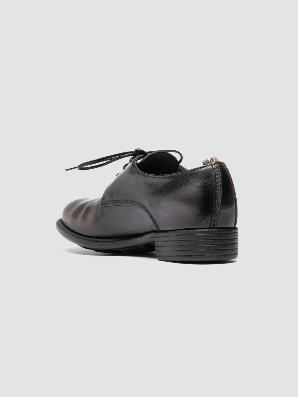 CALIXTE 068 - Burgundy Leather Derby Shoes
