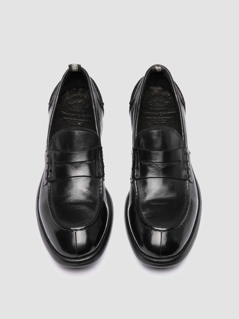 CHRONICLE 056 - Black Leather Penny Loafers