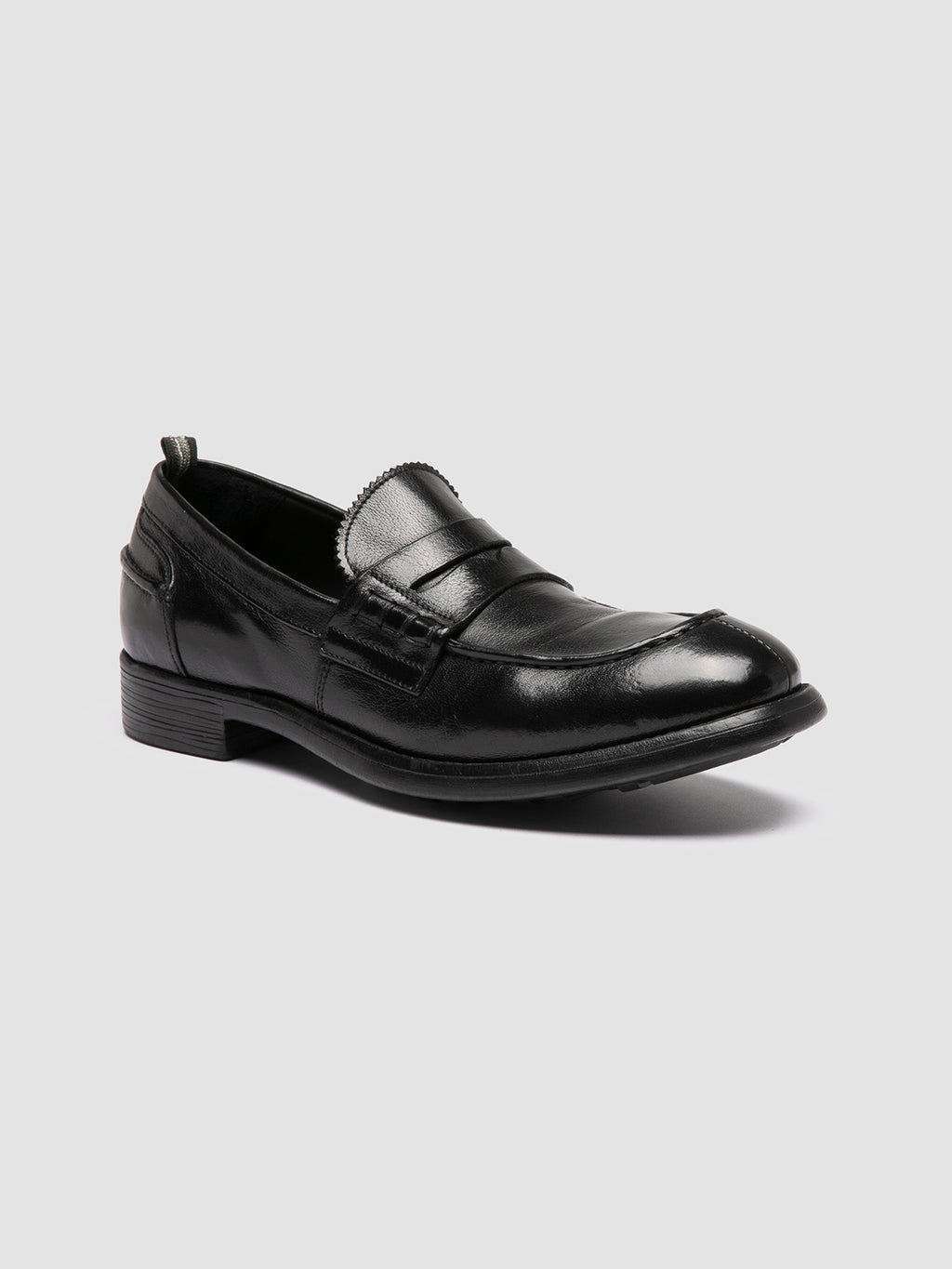 CHRONICLE 056 - Black Leather Penny Loafers Men Officine Creative - 3