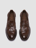 CHRONICLE 144 - Brown Leather Penny Loafers