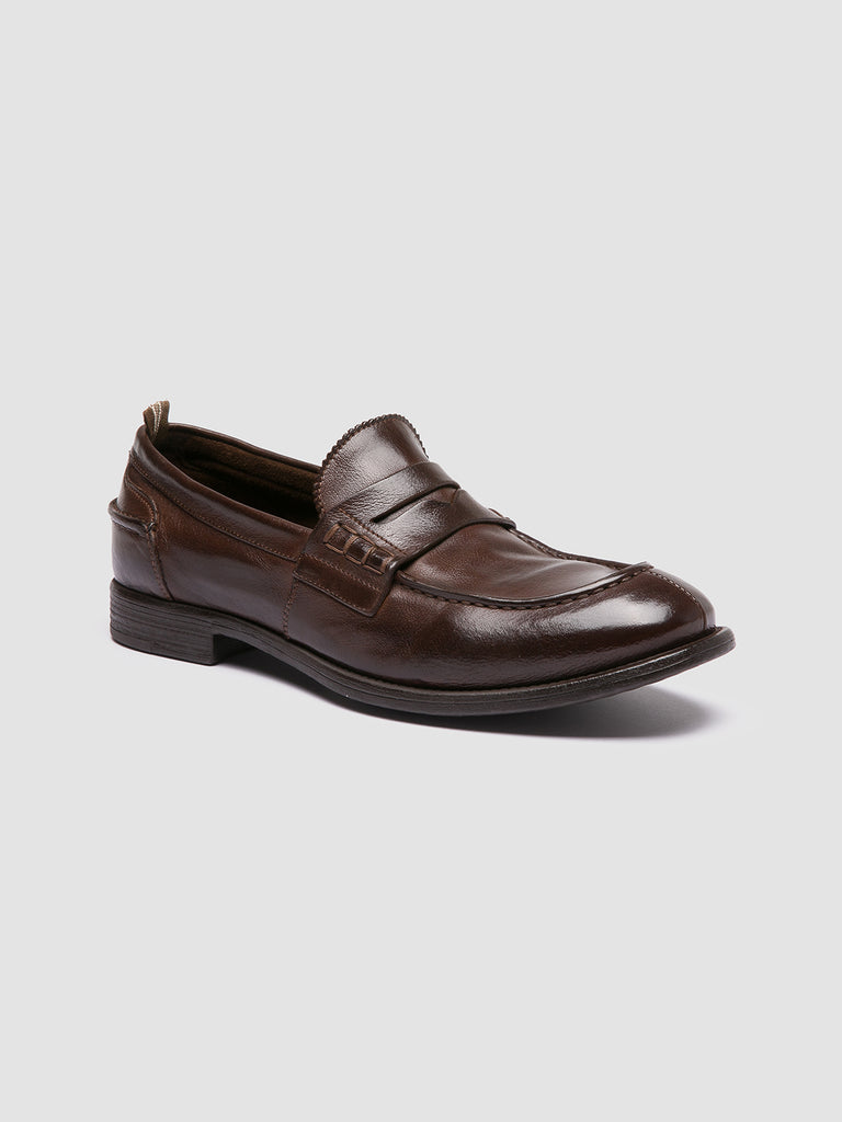 CHRONICLE 144 - Brown Leather Penny Loafers