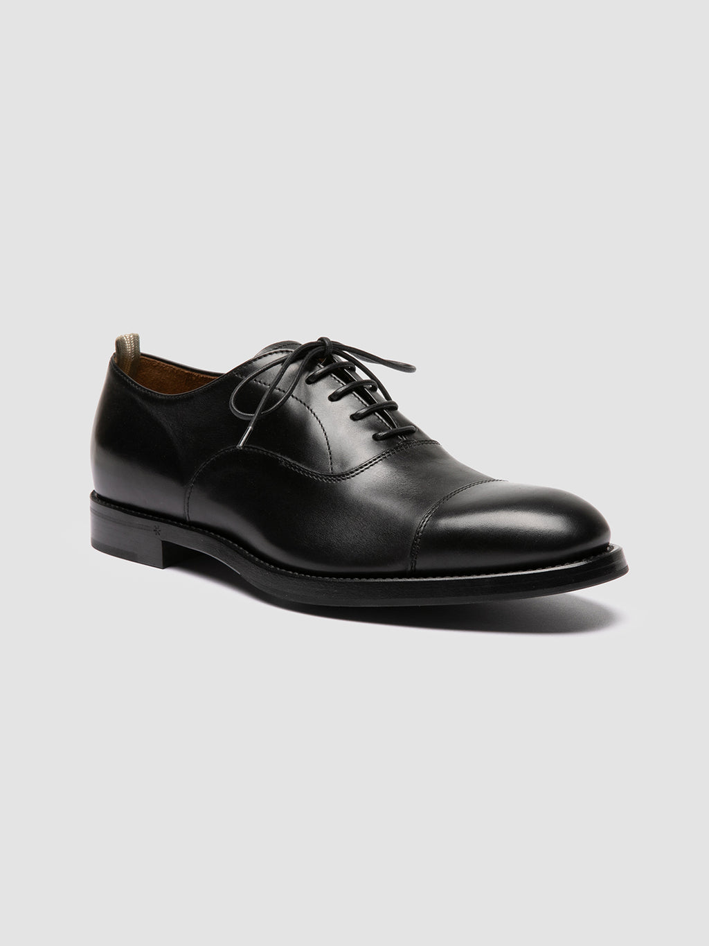 CONSULTANT 003 - Black Leather Oxford Shoes Men Officine Creative - 3