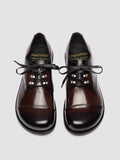 GEMSTONE 001 - Brown Leather Derby Shoes - thumb image 2,side view