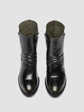 DENNER 103 - Green Leather Booties
