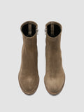 DENNER 127 - Taupe Suede Zipped Boots