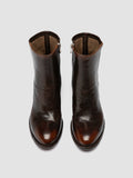DENNER 127 - Brown Leather Zipped Boots
