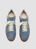 DESTINY 101 - Blue Leather and Suede Low Top Sneakers Women Officine Creative - 2