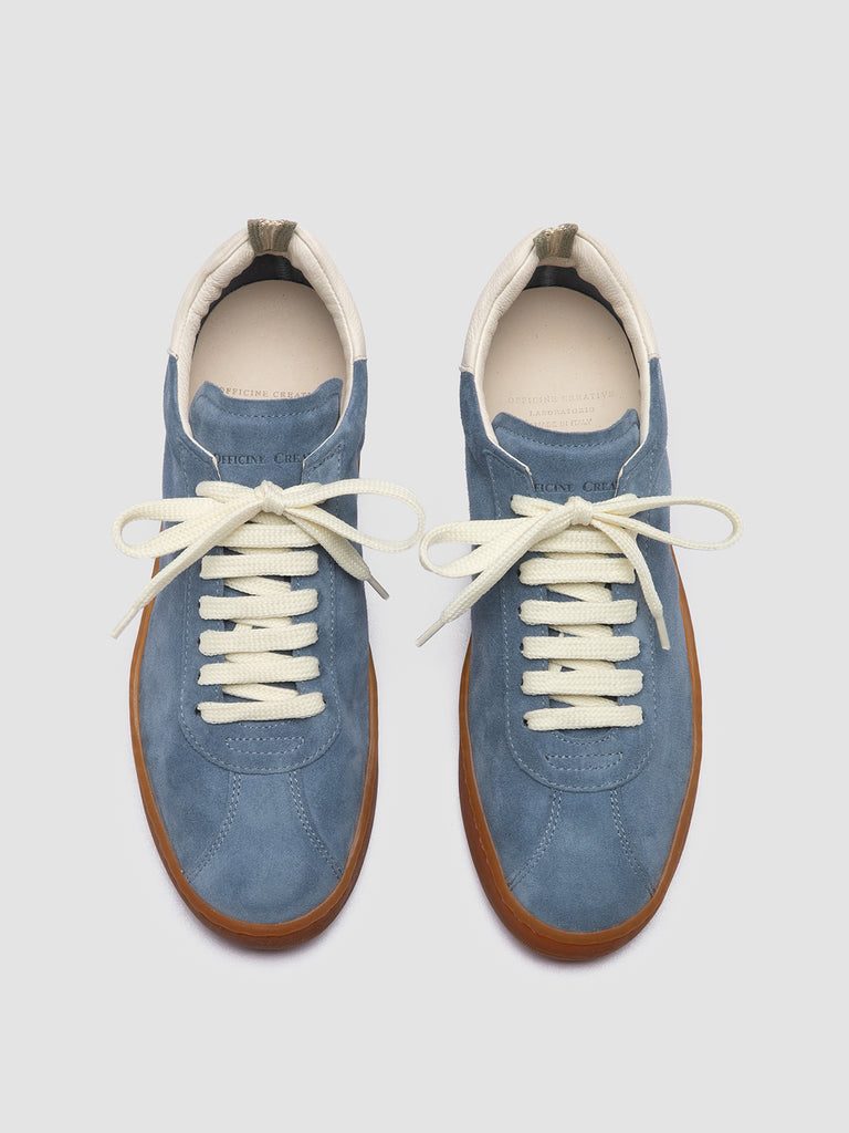 DESTINY 101 - Blue Leather and Suede Low Top Sneakers Women Officine Creative - 2