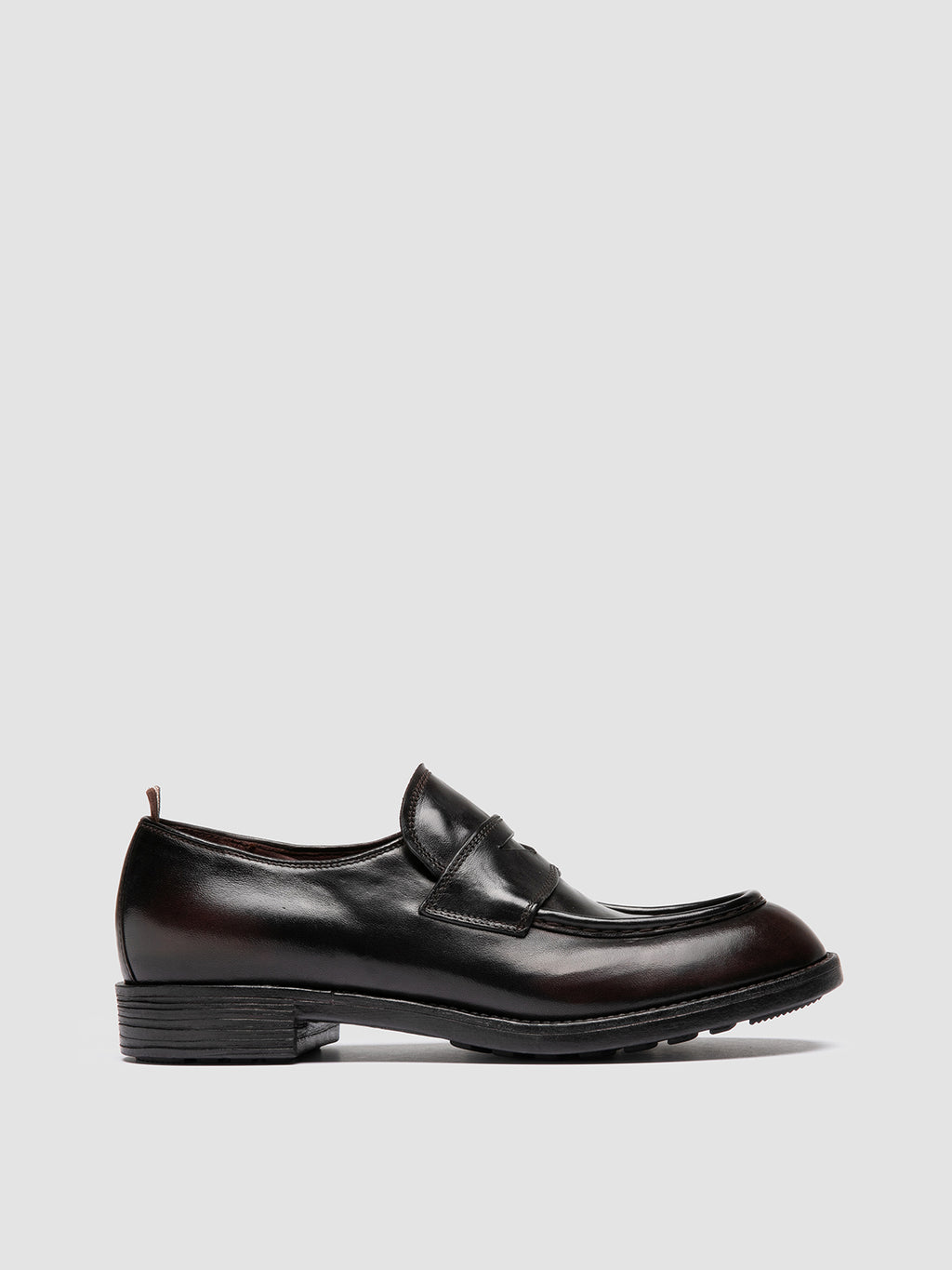 DIARY 001 - Black Leather Penny Loafers - image 1,side view