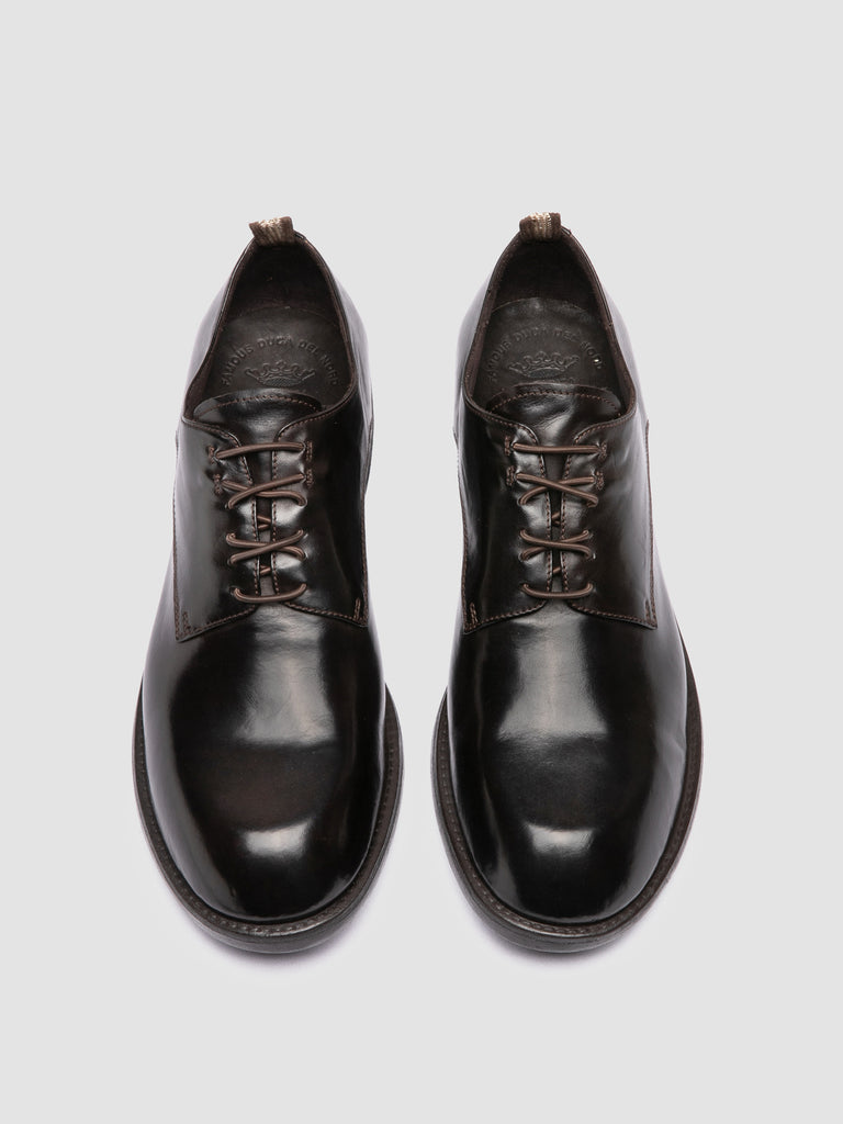 DIARY 009 - Brown Leather Derby Shoes Officine Creative - 2