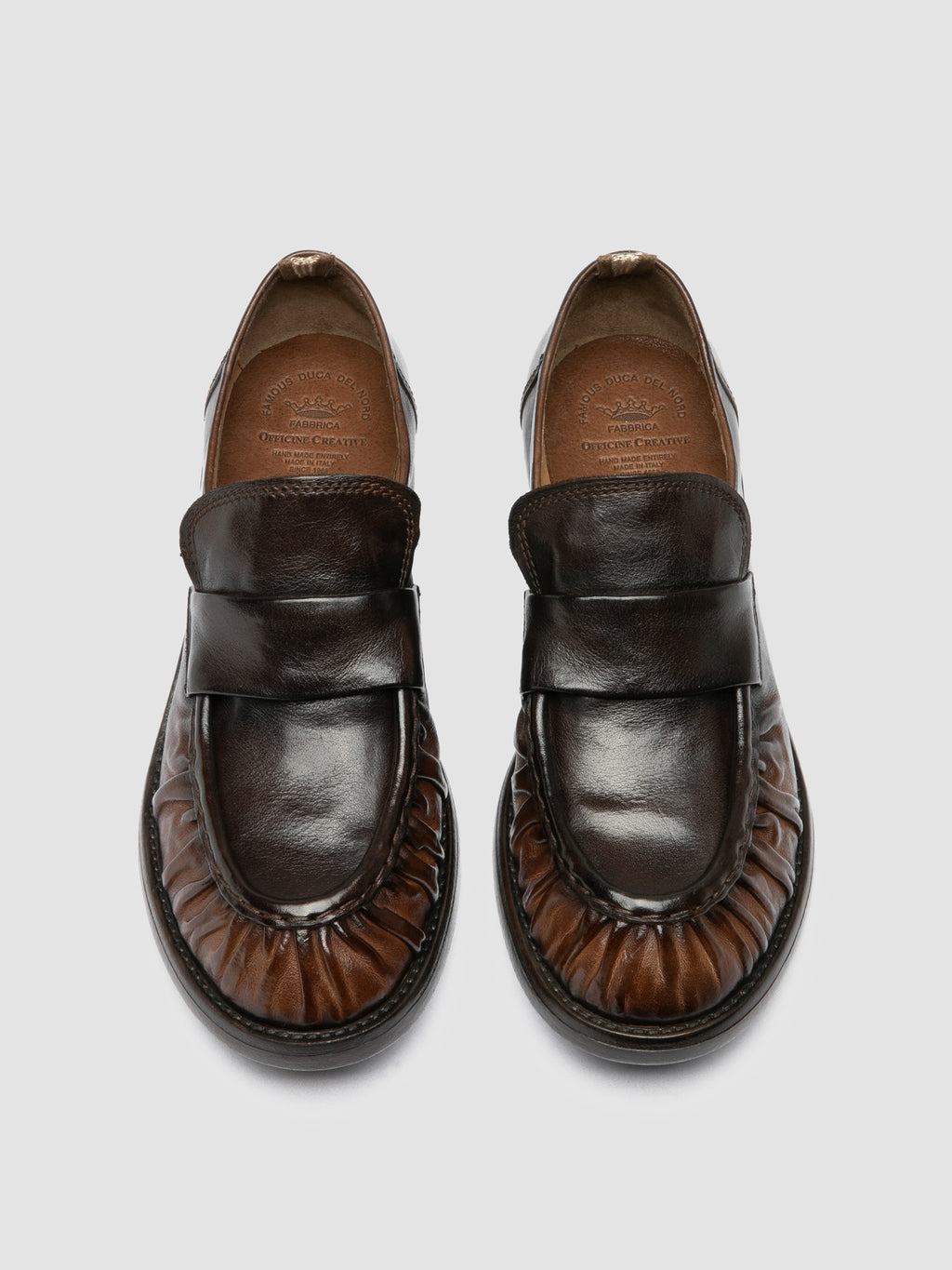 DIARY 101 - Brown Leather Penny Loafers