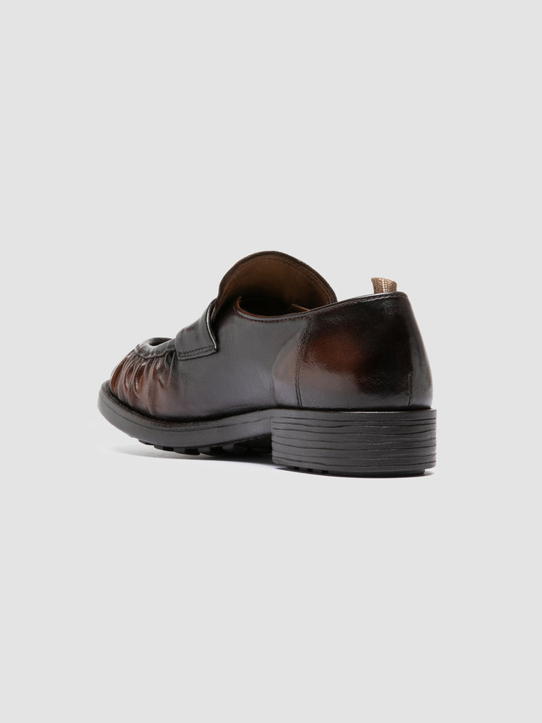 DIARY 101 - Brown Leather Penny Loafers