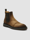 DUDE FLEXI 003 - Brown Suede Chelsea Boots