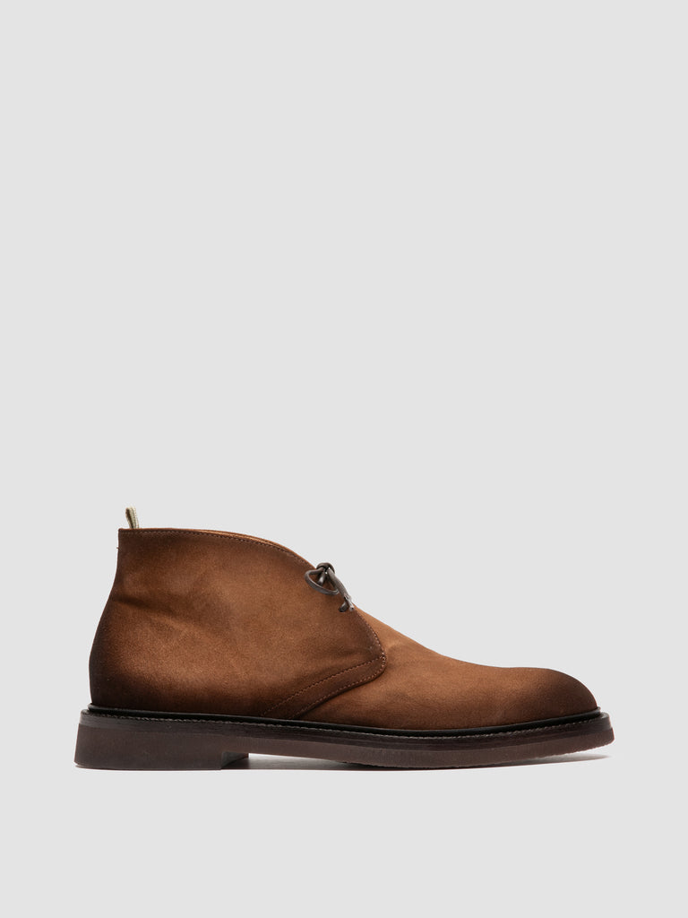DUDE FLEXI 004 - Brown Suede Chukka Boots