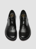 EMERALD 003 - Black Leather Derby Shoes Officine Creative - 2