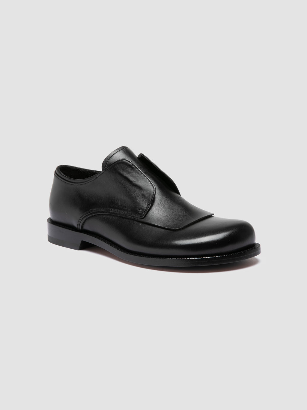 EMERALD 003 - Black Leather Derby Shoes Officine Creative - 3