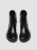 EMERALD 004 - Black Leather Lace-up Boots Women Officine Creative - 2