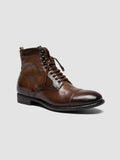 EMORY CAOU 014 - Light Brown Leather Boots