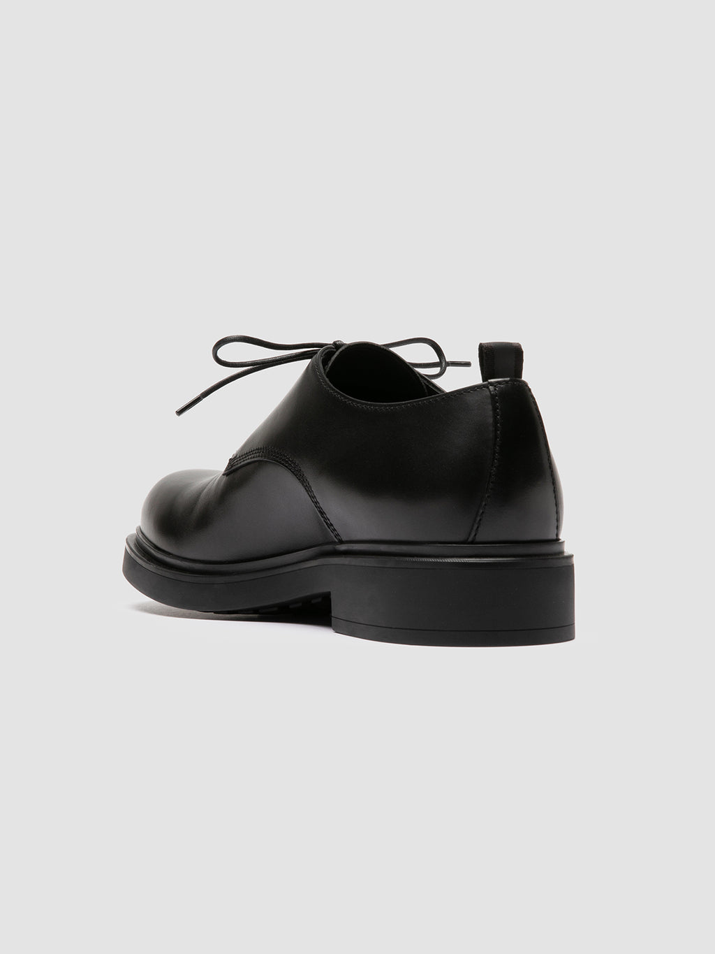 ENGINEER 004 - Black Leather Derby Shoes