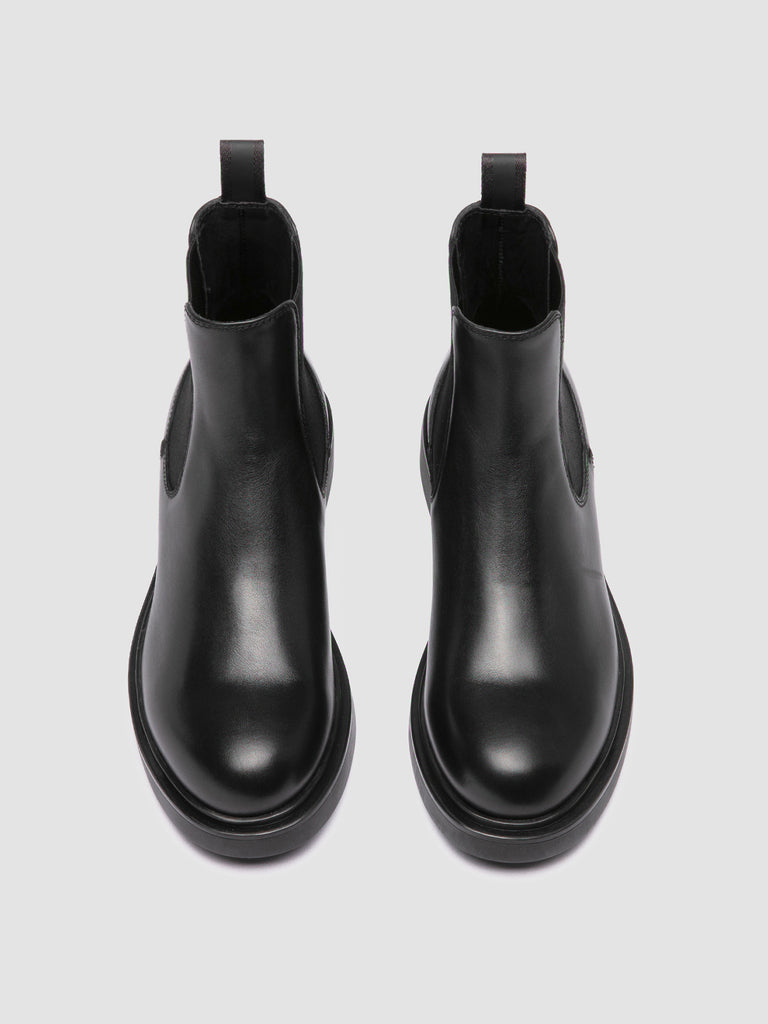 ENGINEER 107 - Black Leather Chelsea Boots