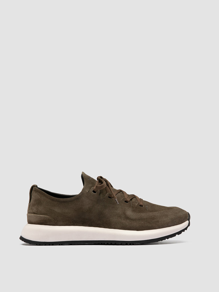 ENTIRE 001 - Green Suede Sneakers